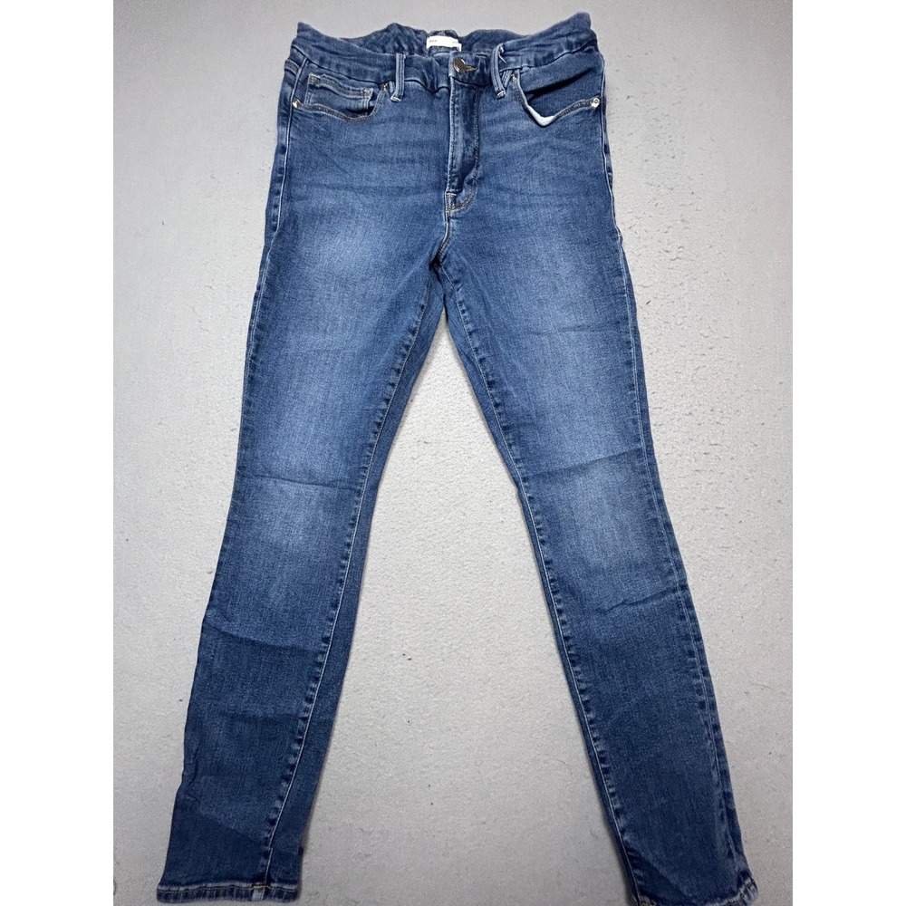 Good American Good Legs Denim Blue 10/30 Womens